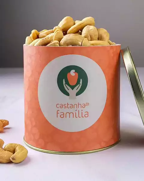 Lata com Castanha de Caju - Tradicionais 150g