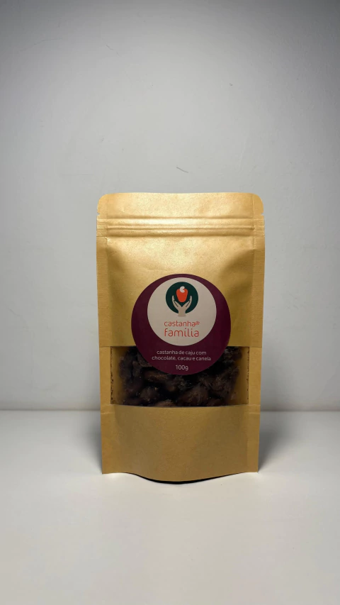 Castanha Chocolate, Cacau e Canela 100g - comprar online