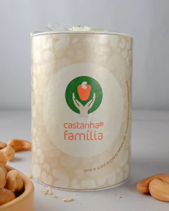 Lata com Castanhas de Caju - Tradicionais 150g - comprar online