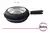 Sarten Doble Antiadherente Hudson 20 Cm Tortilla Aluminio Color Negro - comprar online