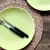 Set Cubiertos Plástico Acero 24 Pz Carol Fusión + Frasco Hsk Color Negro en internet