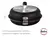 Imagen de Sarten Doble Antiadherente Hudson 20 Cm Tortilla Aluminio Color Negro