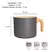 Hudson CRE27 jarro hervidor con antiadherente gris de 14cm