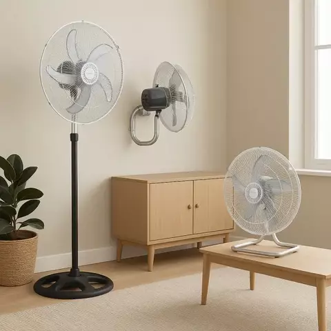 Ventiladores 3 en 1, para piso, pared y mesa - (5 aspas) - NEOHOGAR - comprar online