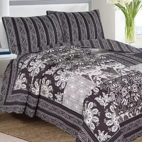 Cubrecama Queensize 2 1/2 Decorinter Linea Batic C/fundas