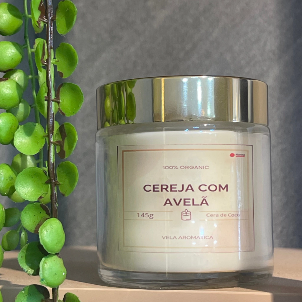 Cereja c/ Avelã - Velas Aromáticas