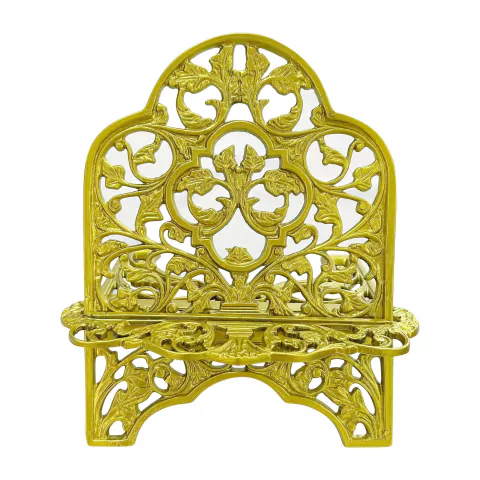 Porta Bíblia / Livro - 30 Centímetros Dourado e Prata