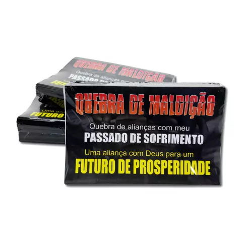 Envelope / Quebra de maldição/ Meu Passado de Sofrimento -100 Unidades - comprar online