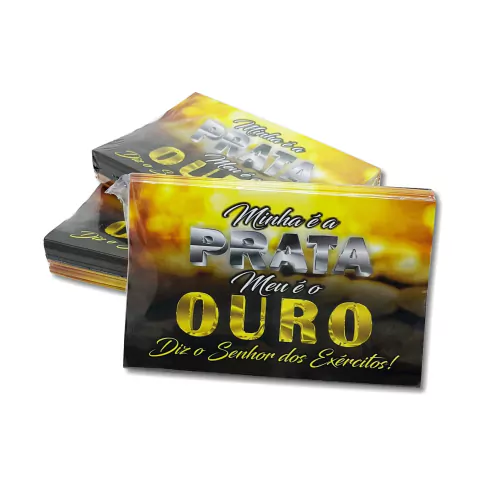 Envelope / Minha é a prata, meu é o ouro -100 Unidades - comprar online