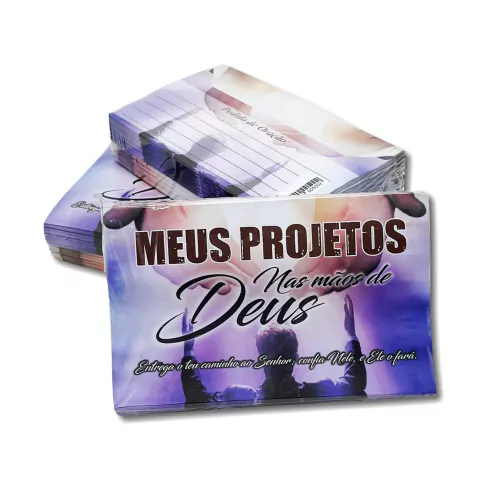 Envelope / Meus projetos nas mãos de Deus -100 Unidades - comprar online
