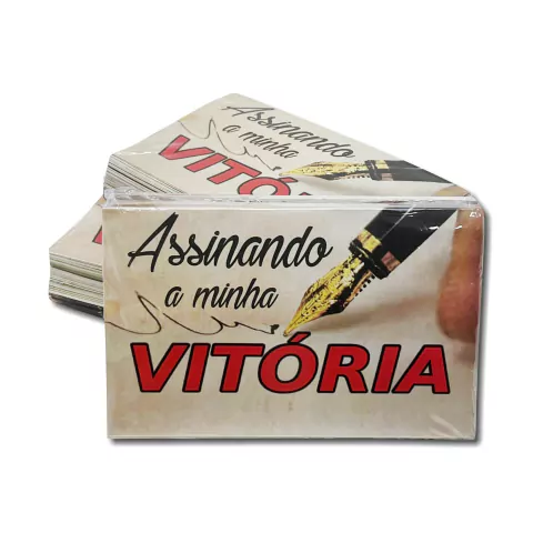 Envelope / Assinando minha vitória -100 Unidades