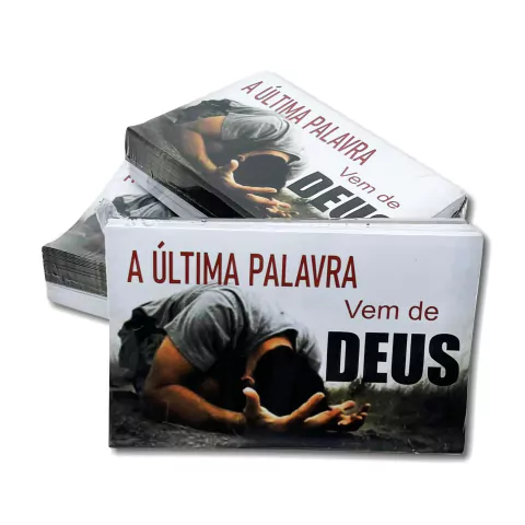 Envelope / A última palavra vem de Deus -100 Unidades - comprar online