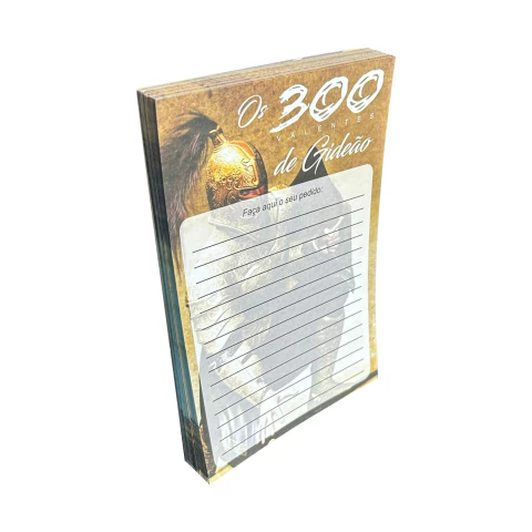 Formulário para Envelope - Os 300 de Gideão / 100 Unidades - comprar online