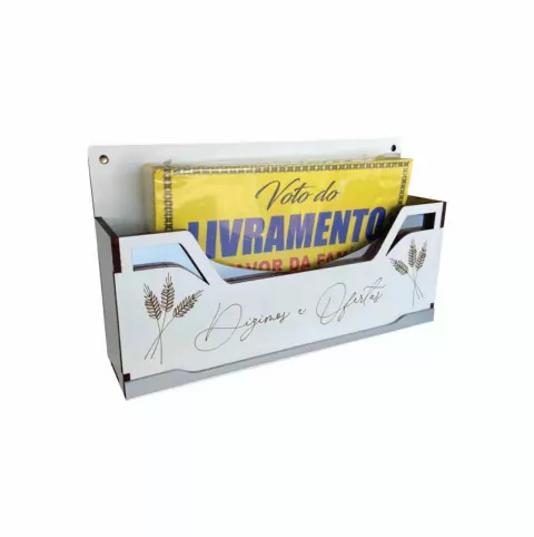 Porta Envelope Luxo / Branco - comprar online