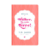 Bíblia Mulher, tu Estás Livre! - AEC - Capa Luxo - Rosa e Branco