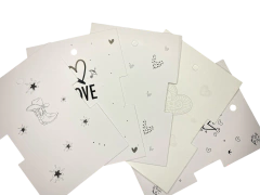 Exhibidor de pulsera doble o scrunchie