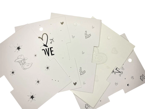 Exhibidor de pulsera doble o scrunchie