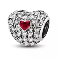 CHARMS CORAZON -LUA ZIRCONIA - comprar online