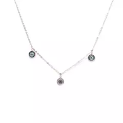 COLLAR PLATA 925 ROSE -LUA SWAROSKI ELEMENTS