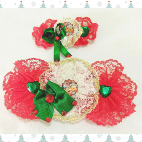 Conjunto Gargantilha super luxo Natal - 04 conjuntos - comprar online