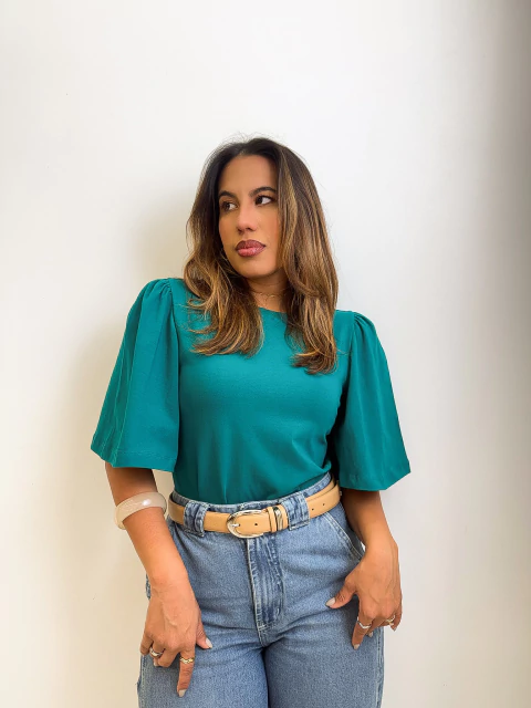 Blusa Dafne - Verde Esmeralda - comprar online