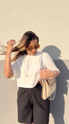 Cropped Karla - Off White - loja online