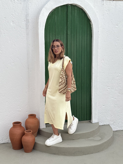 Vestido Agatha - Amarelo Manteiga na internet