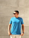 Basic Long Masculina - Azul