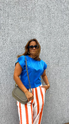 Blusa Luísa Estonada - Azul