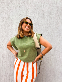 Blusa Luísa Estonada - Verde