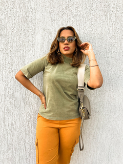 T-Shirt Zoe Estonada - Verde