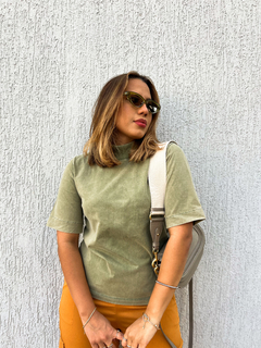 T-Shirt Zoe Estonada - Verde - loja online