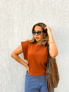 Blusa Luísa - Caramelo na internet