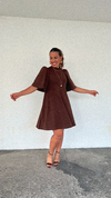 Vestido Dafne - Marrom