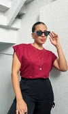 Blusa Luísa - Cherry Red