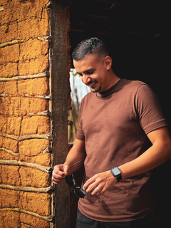 Basic Long Masculina - Marrom - comprar online