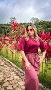 Saia Moletom - Vinho