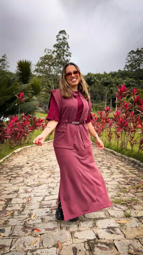 Colete Moletom - Vinho