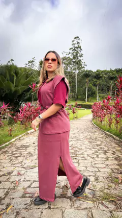 Colete Moletom - Vinho - loja online