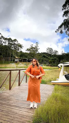 Saia Moletom - Caramelo - loja online