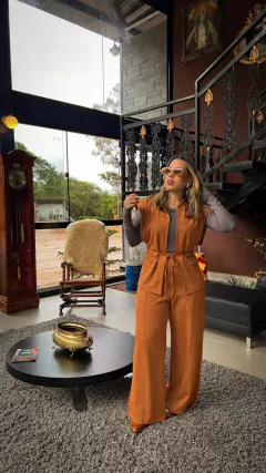 Colete Moletom - Caramelo - comprar online