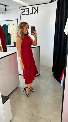 Vestido Aurora - Vermelho - comprar online