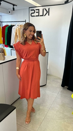 Vestido Agatha - Terracota - comprar online