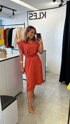 Vestido Agatha - Terracota