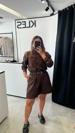 Short Cléo - Marrom - comprar online