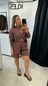 Short Cléo - Mocha Mousse - comprar online
