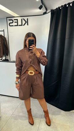 Bermuda Margot - Mocha Mousse - comprar online