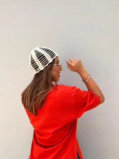 Touca Crochê - Off White na internet