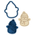 Cortador + Carimbo Boneco de Neve 002 - comprar online