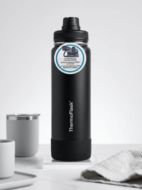 Garrafa Térmica Preta ThermoFlask